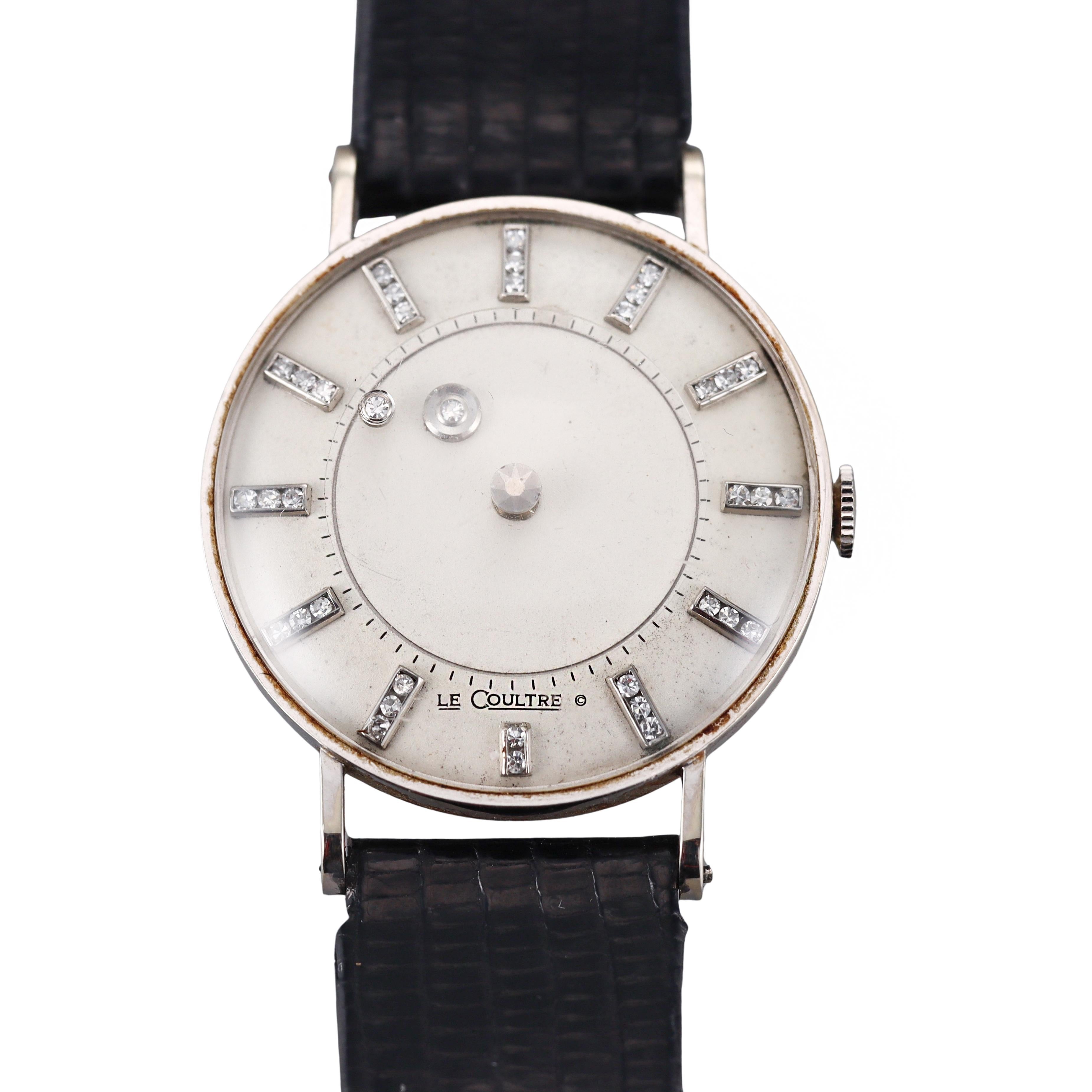 Vacheron Constantin LeCoultre Mystery Dial Diamond White Gold Watch