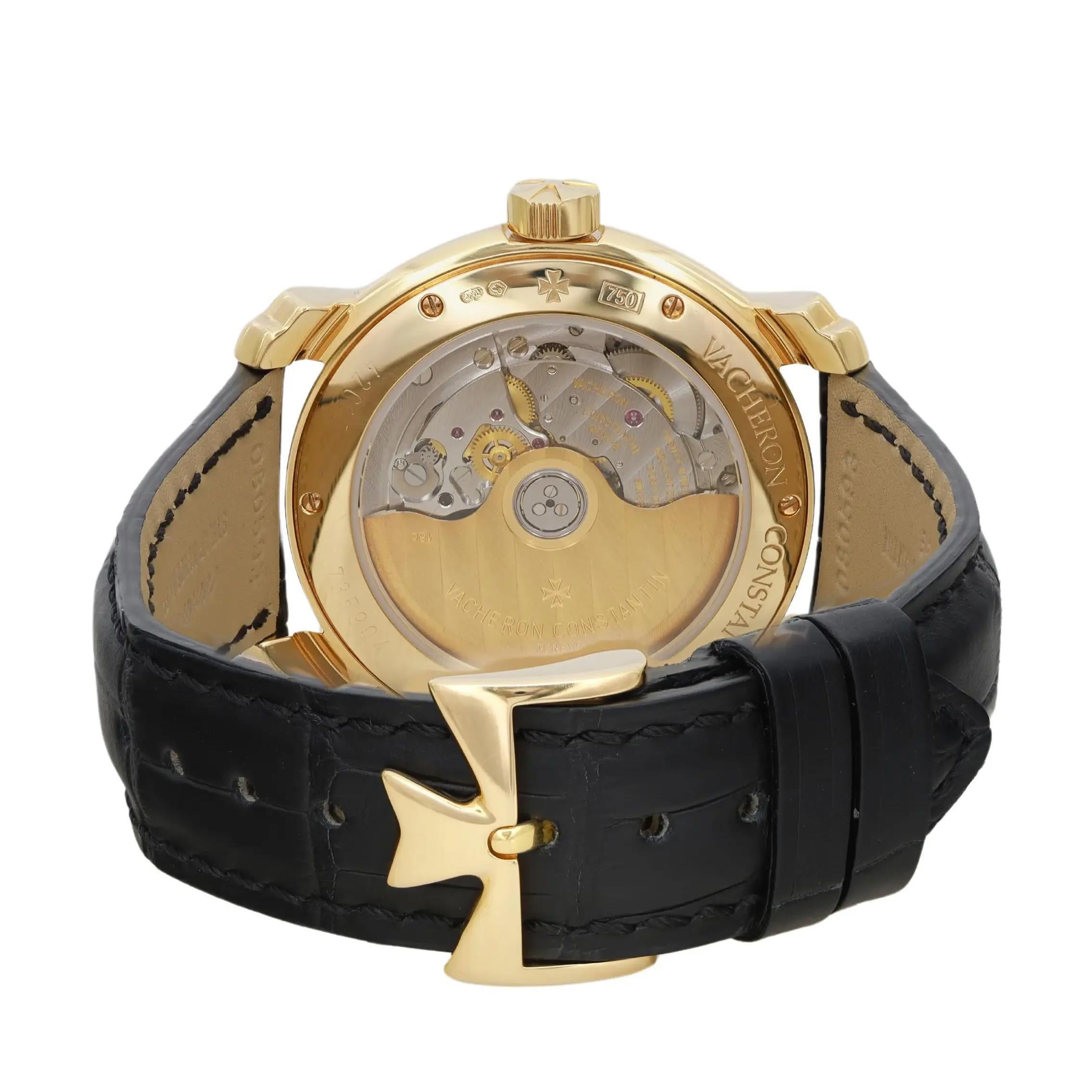 Vacheron Constantin Malte 18K Yellow Gold Cream Dial Men Automatic Watch 42015 1