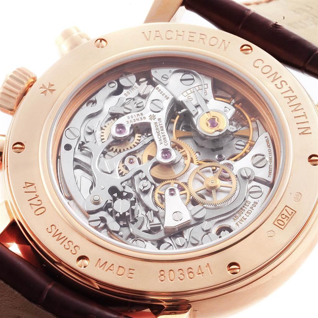 Vacheron Constantin Malte Rose Gold Manual Chronograph Men's Watch 47120 1