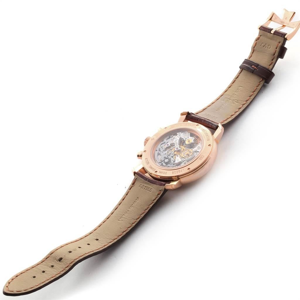 Vacheron Constantin Malte Rose Gold Manual Chronograph Men's Watch 47120 For Sale 3