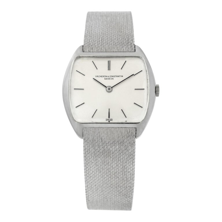 Vacheron Constantin Meister 18k white gold Manual Wristwatch Ref 