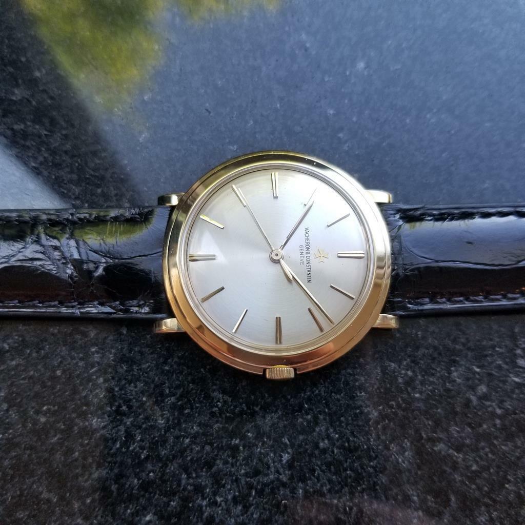 VACHERON & CONSTANTIN Men's 18K Gold 4986 Hand-Wind Dress Watch c.1950s LV599 1