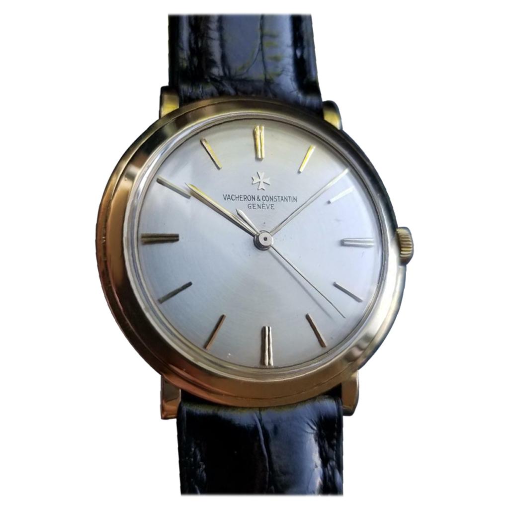 VACHERON & CONSTANTIN Men's 18K Gold 4986 Hand-Wind Dress Watch c.1950s LV599
