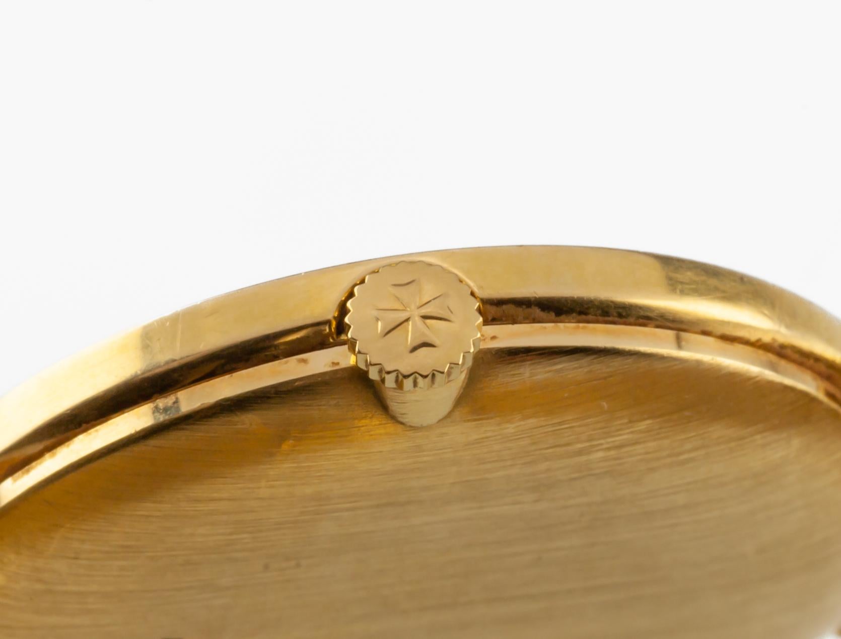 Vacheron Constantin Montre mécanique pour homme en or 18 carats avec bracelet en maille original Bon état - En vente à Sherman Oaks, CA