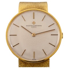 Vacheron Constantin Men's 18k Gold Mechanical Watch with Original Mesh Band