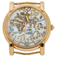 Vacheron Constantin, 'Mercator Europe to Asia Enamel' No. 45 18K Gold Wristwatch