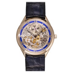Vacheron Constantin Métiers d'Art Ajourées Blue 82020 Skeleton Blue Enamel