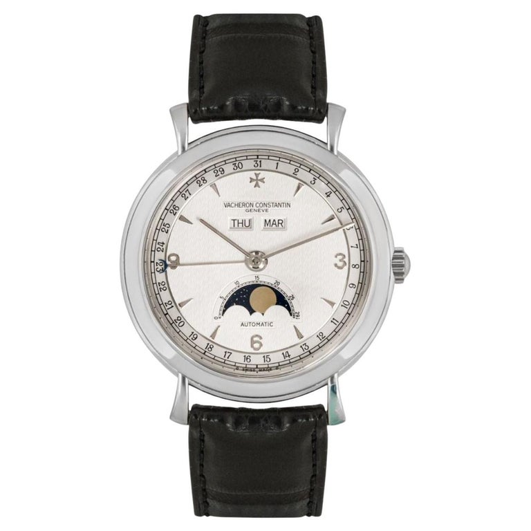 Vacheron Constantin Nos Triple Calendar Platinum 47050 For Sale at 1stDibs Vacheron Constantin Nos Triple Calendar Platinum 47050 For Sale at 1stDibs