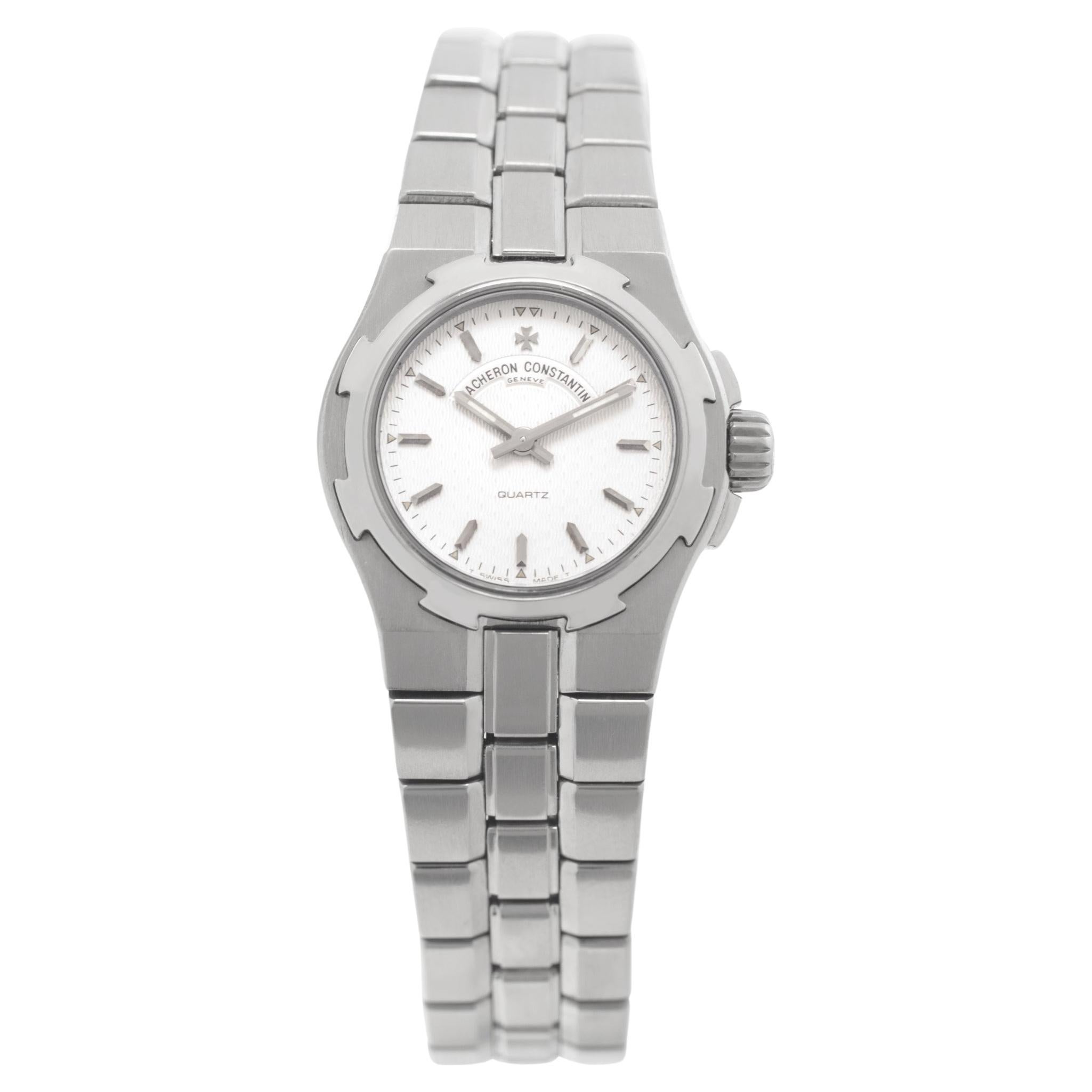 Vacheron Constantin Overseas 16050/1 in Stainless Steel with a White dial For Sale