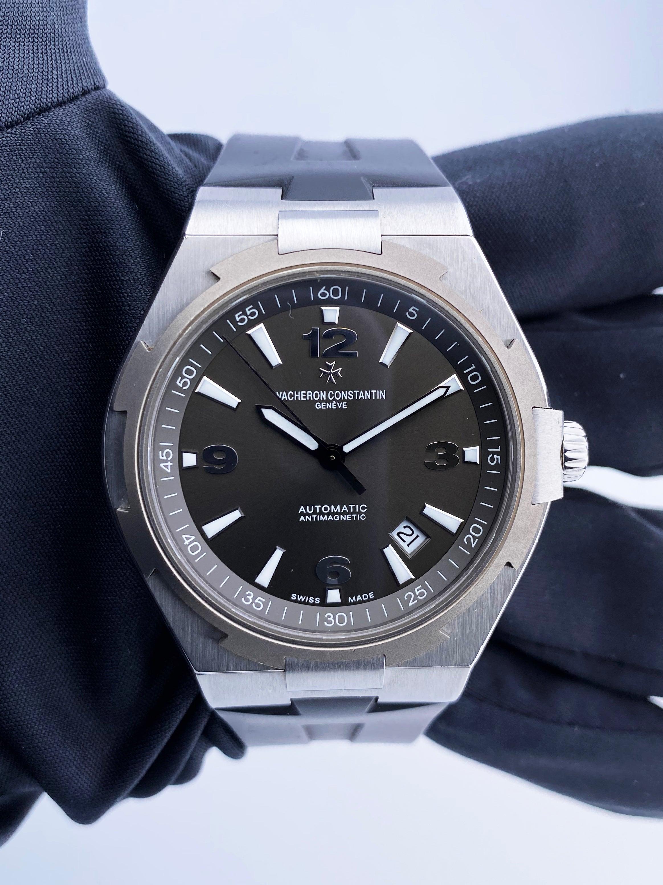 Vacheron Constantin Overseas 47040 Grey Dial Mens Watch Papers at 1stDibs
