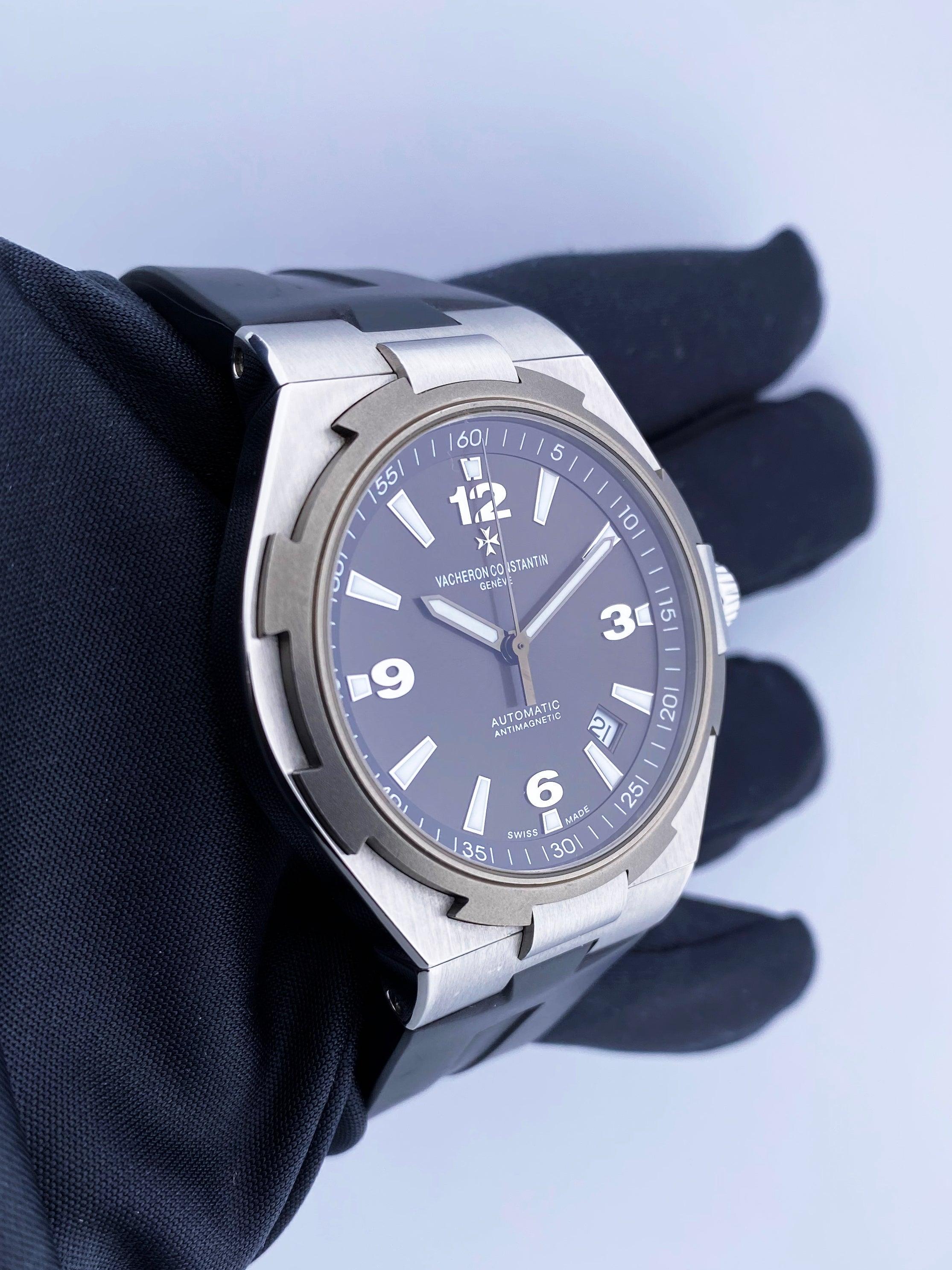 Vacheron Constantin Overseas 47040 Grey Dial Mens Watch Papers at 1stDibs