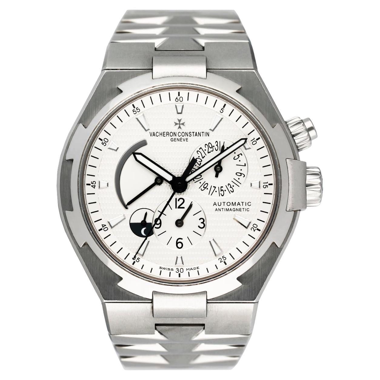 Vacheron Constantin Overseas Dual Time Grey Dial Men's Watch 47450 For ...