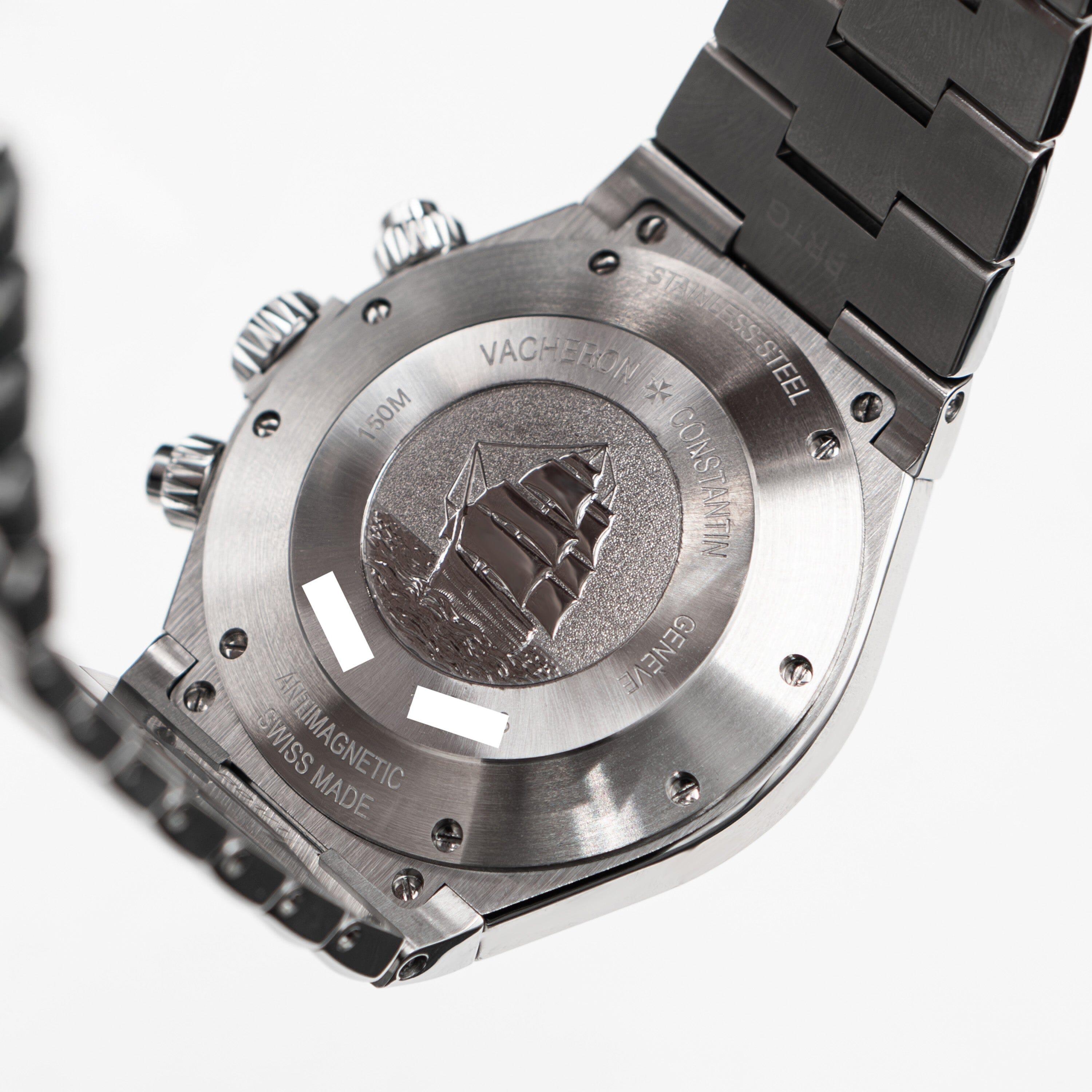 Vacheron Constantin Overseas 49150 Blaues Zifferblatt Herrenuhr Box Papiere im Angebot 2