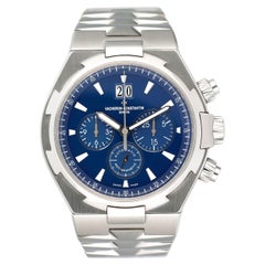 Vacheron Constantin Overseas 49150 Esfera azul Reloj de caballero Caja Papeles
