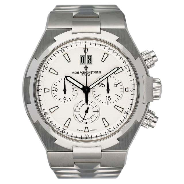 Vacheron Constantin Oversea Dual Time Steel Grey Dial 47450 Wristwatch ...
