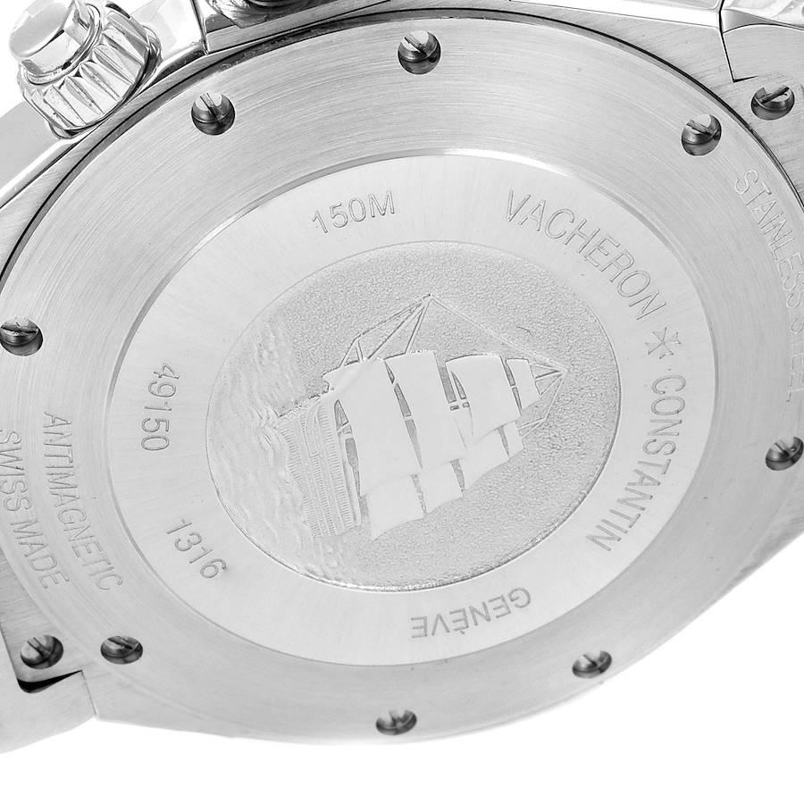 Vacheron Constantin Overseas Chronograph Blue Dial Watch 49150 In Excellent Condition For Sale In Atlanta, GA