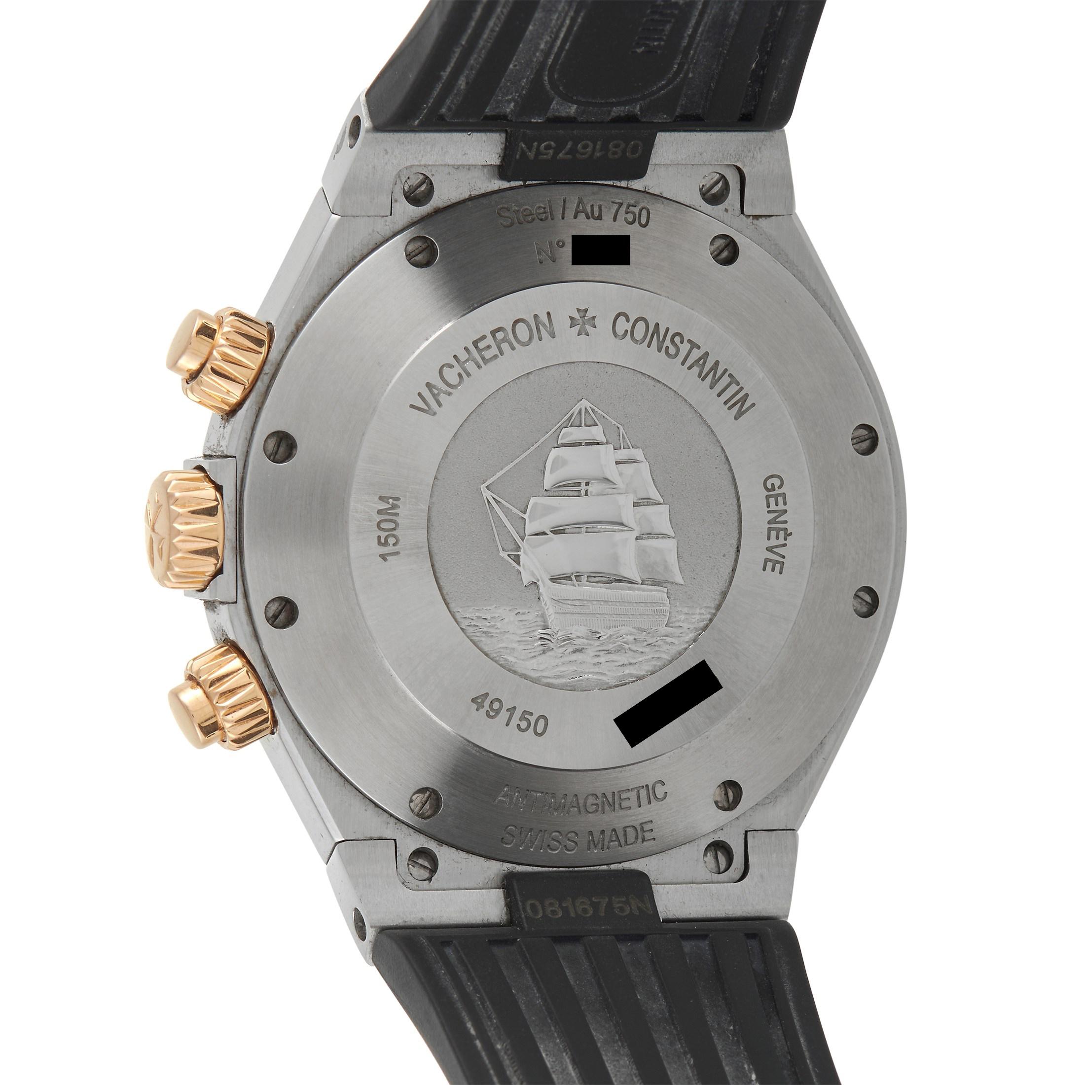 Vacheron Constantin Overseas Chronograph Watch 49150 In Excellent Condition In Southampton, PA