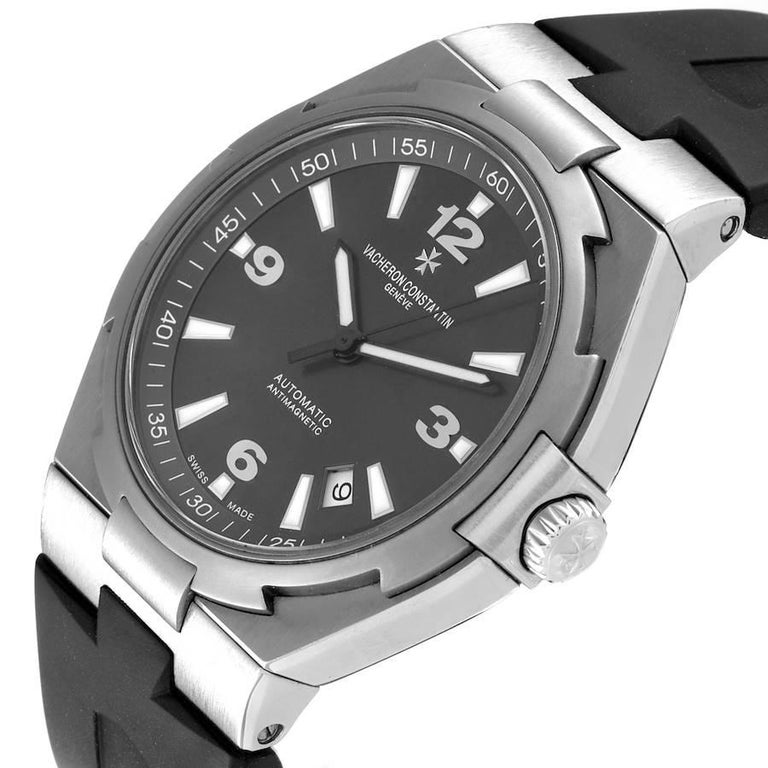 Vacheron Constantin Overseas Deep Stream Grey Dial Steel Mens Watch ...