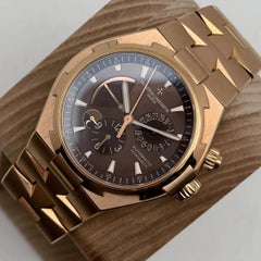 Vacheron Constantin Overseas Dual Time 47450/b01r-9229 42mm Rose Gold Mens Watch