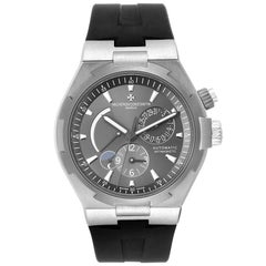 Vacheron Constantin Overseas Dual Time Grey Dial Mens Watch 47450