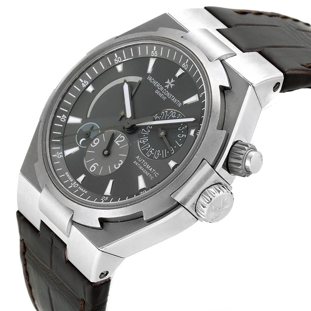 Vacheron Constantin Overseas Dual Time Grey Dial Men's Watch 47450 For Sale 1