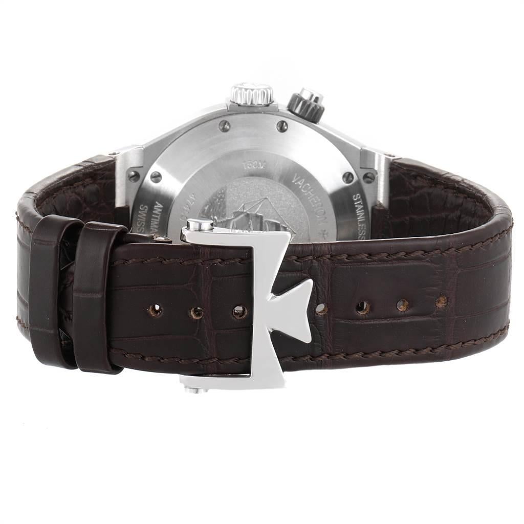Vacheron Constantin Overseas Dual Time Grey Dial Men's Watch 47450 For Sale 3