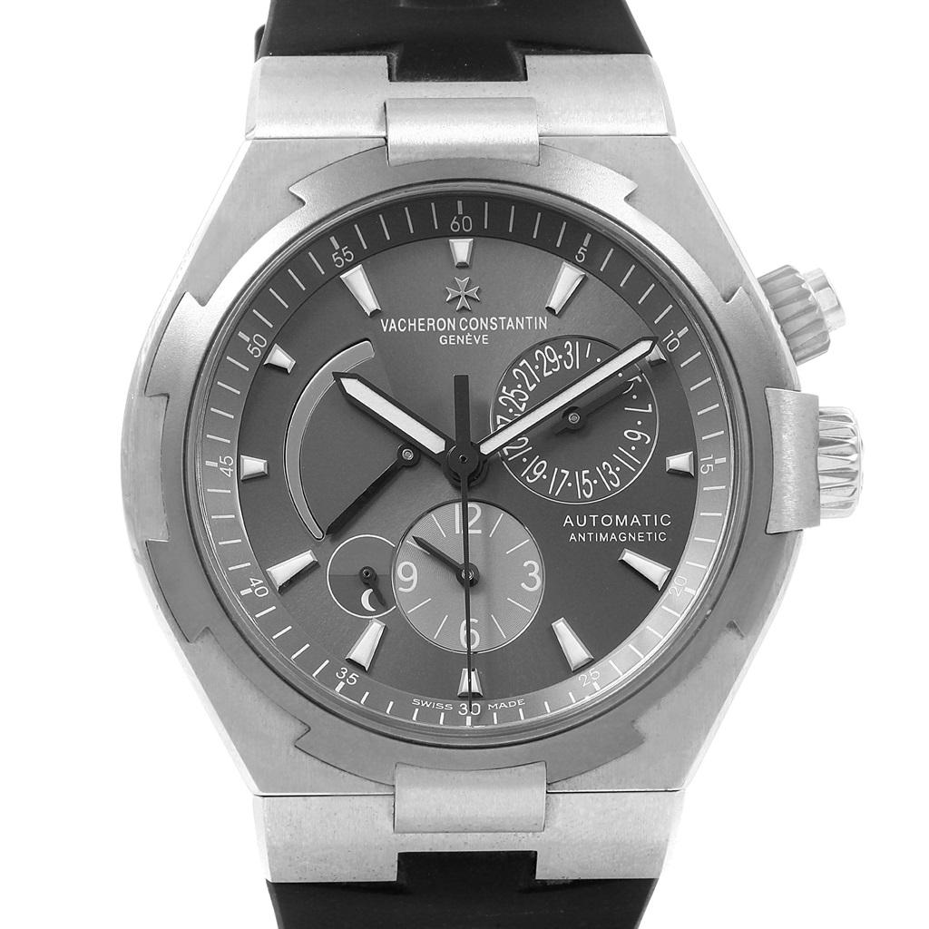 Vacheron Constantin Overseas Dual Time Grey Dial Men's Watch 47450