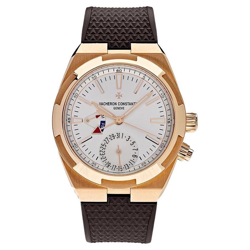 Vacheron Constantin Overseas Dual Time Rose Gold Mens Watch 7900V Card ...