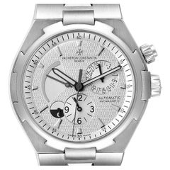 Vacheron Constantin Overseas Dual Time Silver Dial Mens Watch 47450