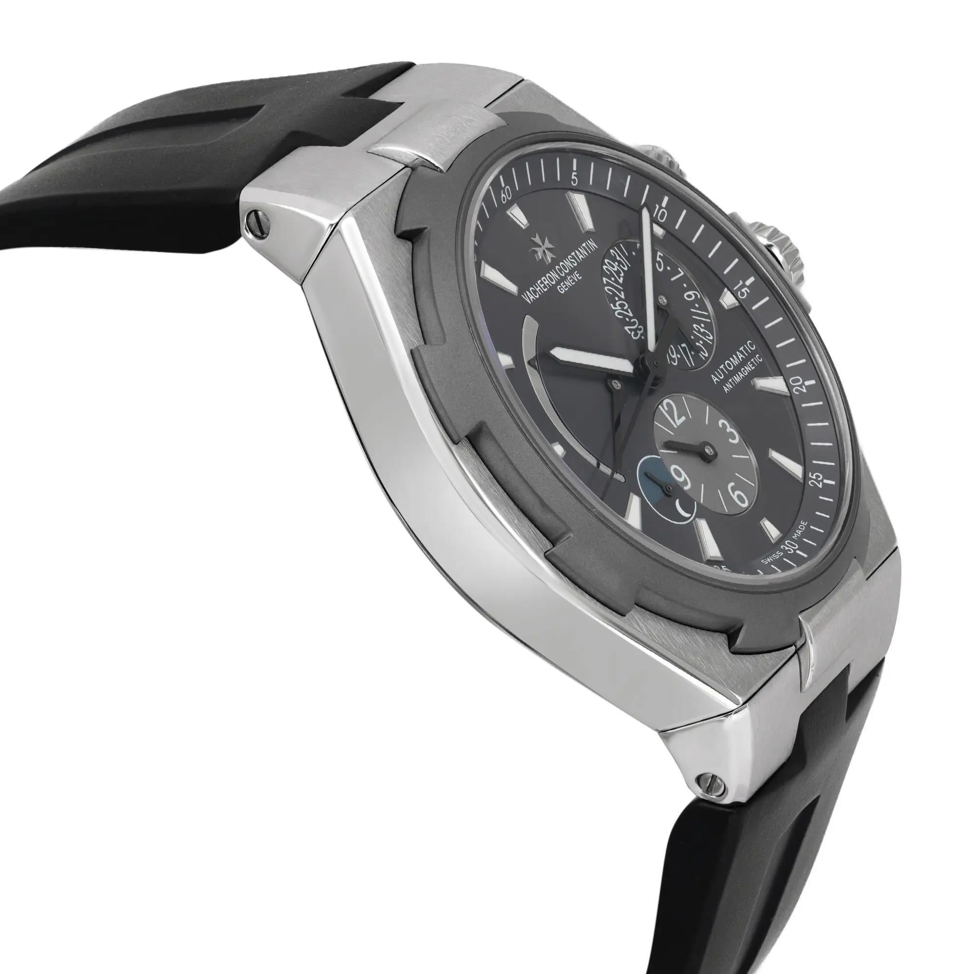 De los hombres Reloj Vacheron Constantin Overseas Dual Time Acero Esfera Gris Hombre 47450/000W-9511 en venta