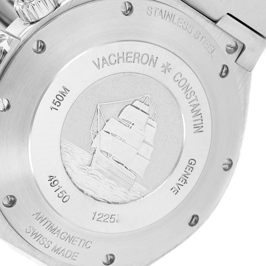 Vacheron Constantin Overseas Silver Dial Chronograph Mens Watch 49150 In Excellent Condition In Atlanta, GA
