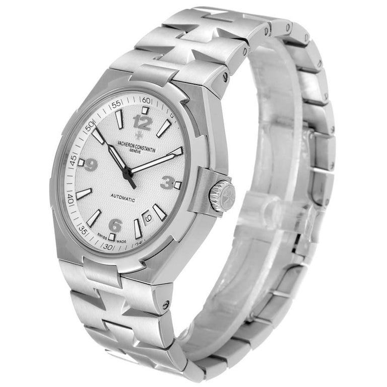 Vacheron Constantin Overseas Silver Dial Steel Mens Watch 47040 For ...