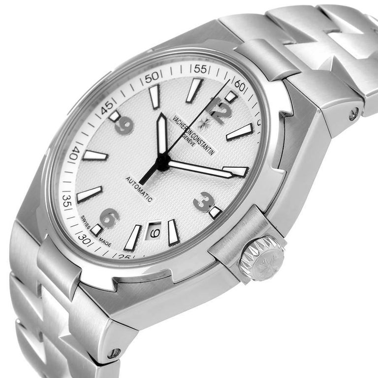 Vacheron Constantin Overseas Silver Dial Steel Mens Watch 47040 For ...