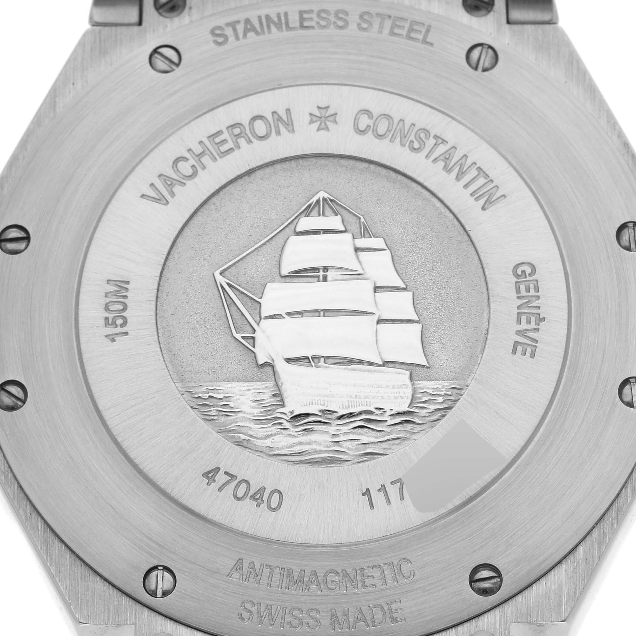 Vacheron Constantin Overseas Silver Dial Steel Mens Watch 47040 For Sale 2