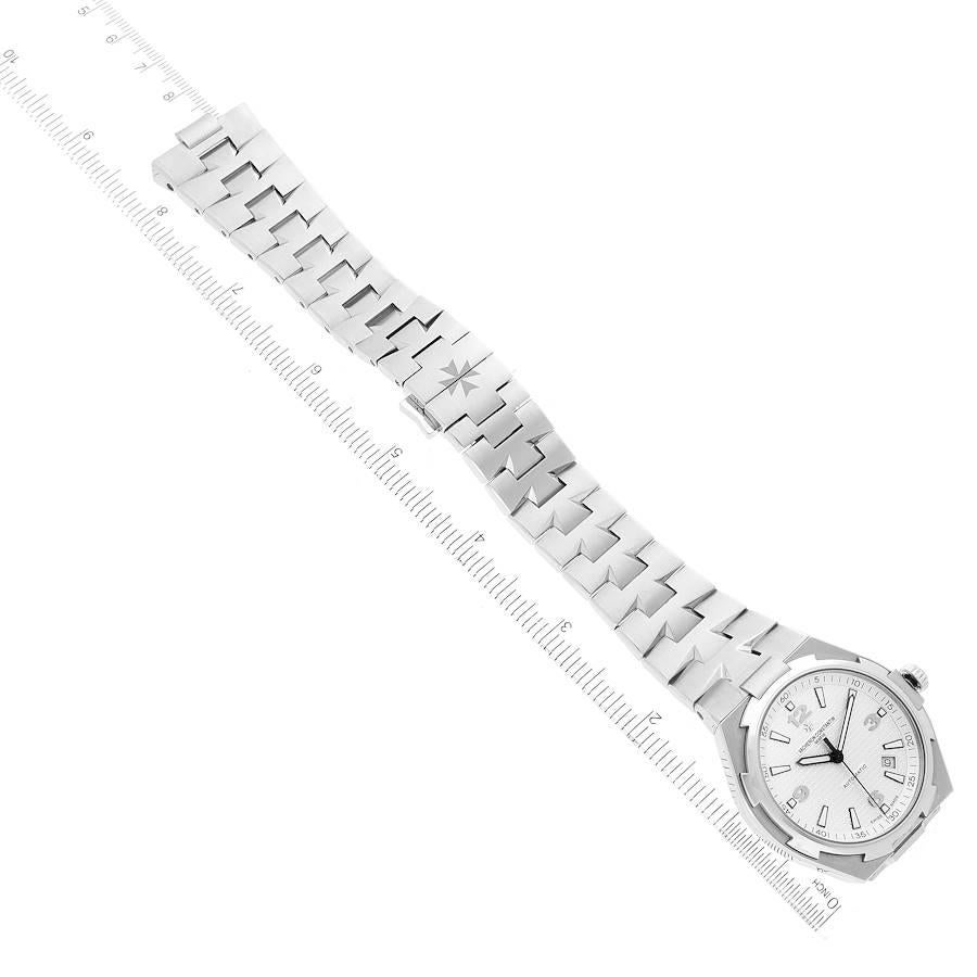 Vacheron Constantin: Stahl-Herrenuhr 47040 mit silbernem Zifferblatt von Constantin 5