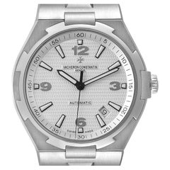 Vacheron Constantin Overseas Silver Dial Steel Mens Watch 47040