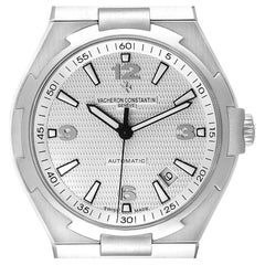 Vacheron Constantin Overseas Silver Dial Steel Mens Watch 47040