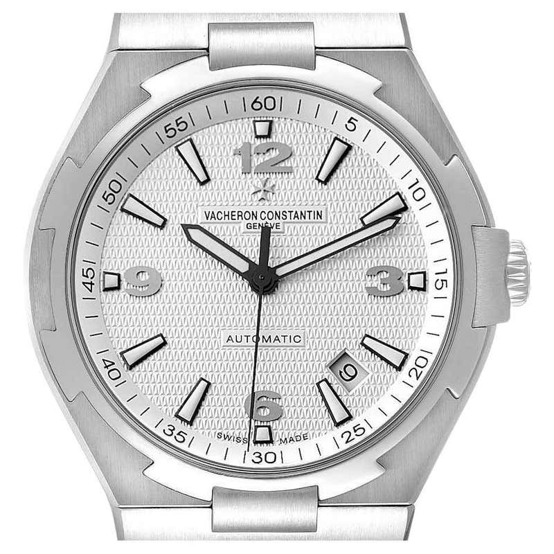 Vacheron Constantin Overseas Blue Dial Steel Mens Watch 47040 Papers ...