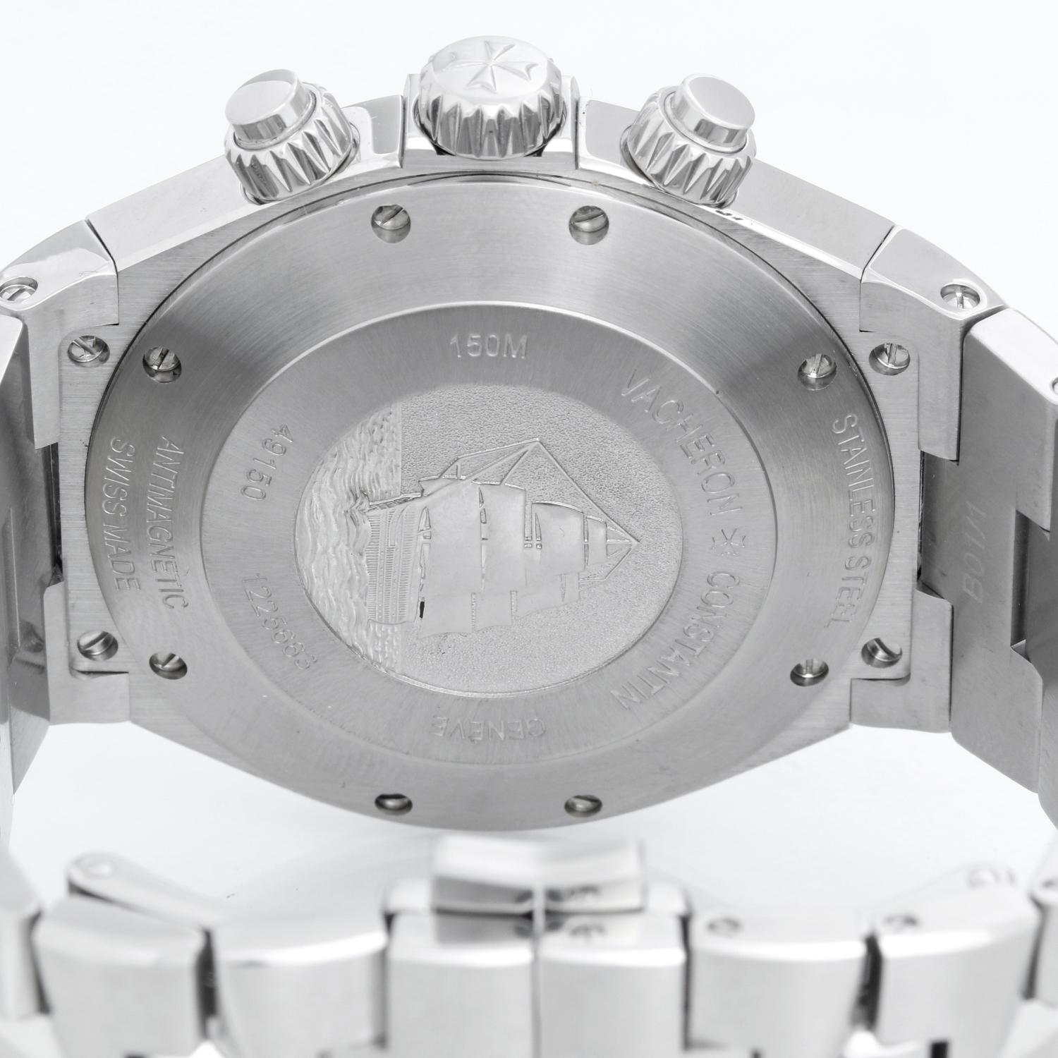 Vacheron Constantin Overseas Stainless Steel  Blue Dial Ref 49150 1