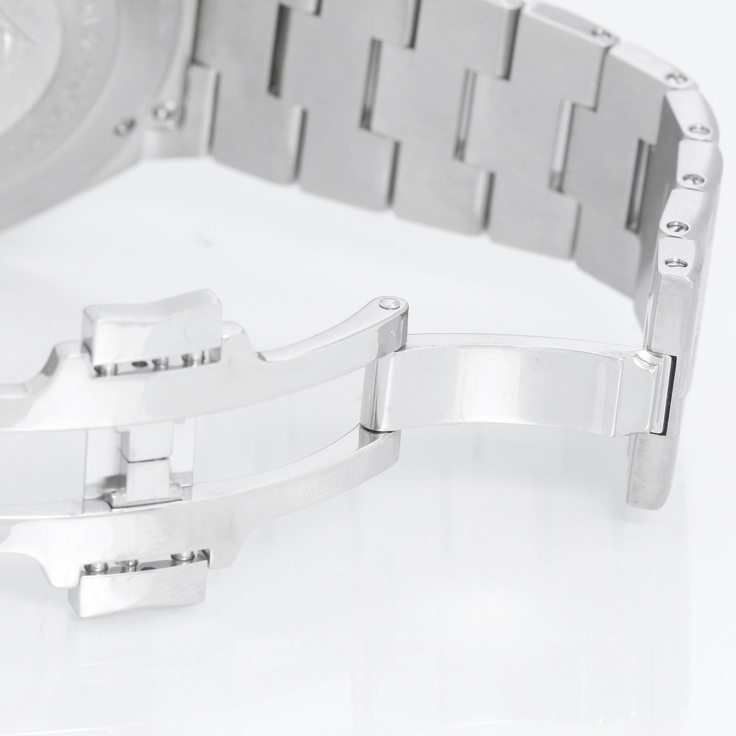Vacheron Constantin Overseas Stainless Steel  Blue Dial Ref 49150 3