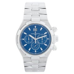 Vacheron Constantin Overseas Edelstahl blau Zifferblatt Ref 49150