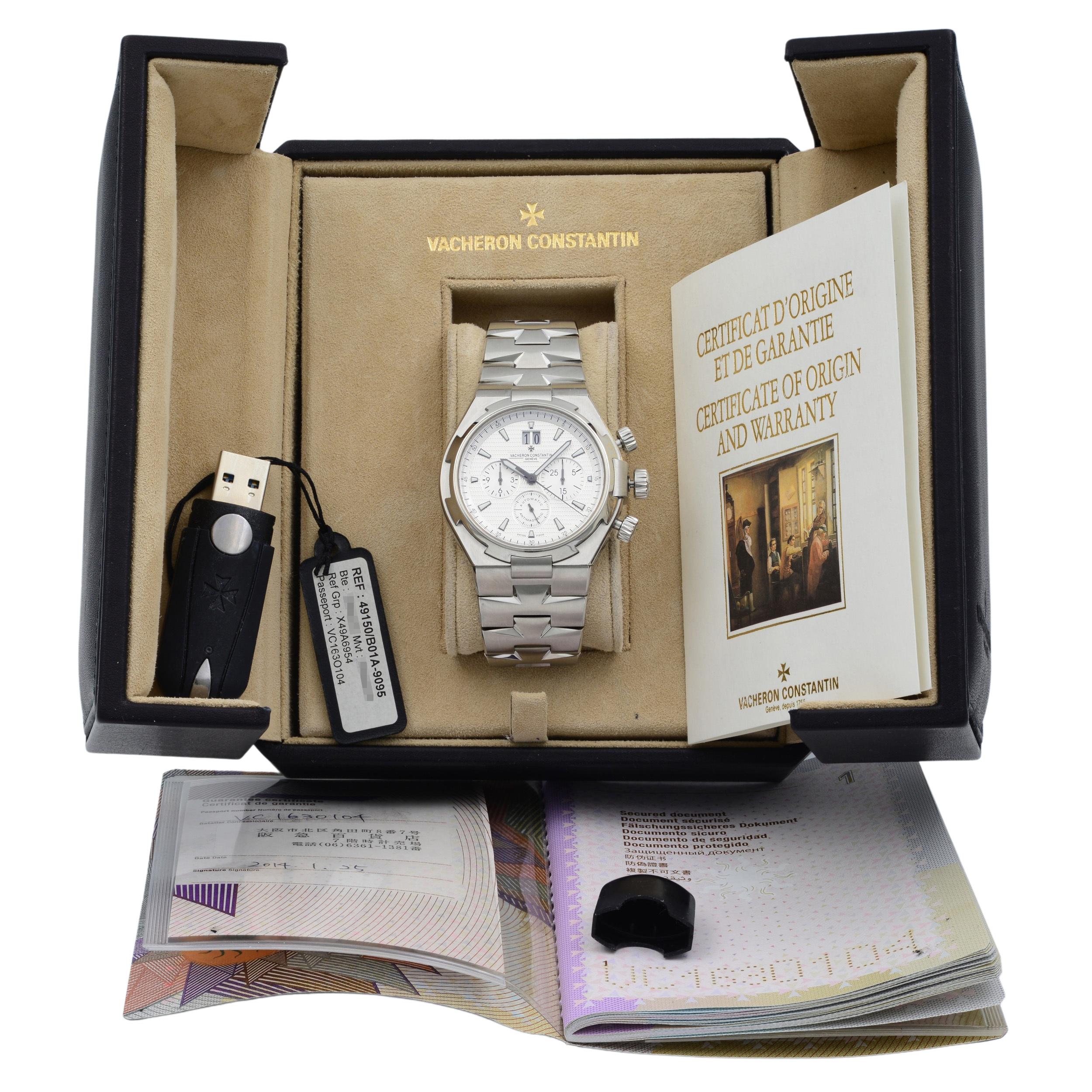 Vacheron Constantin Overseas Steel Automatic Silver Men’s Watch 49150/B01A-9745 1