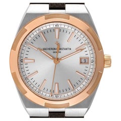 Used Vacheron Constantin Overseas Steel Rose Gold Mens Watch 4500V Papers