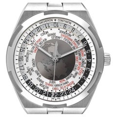 Vacheron Constantin Overseas World Time Steel Mens Watch 7700V