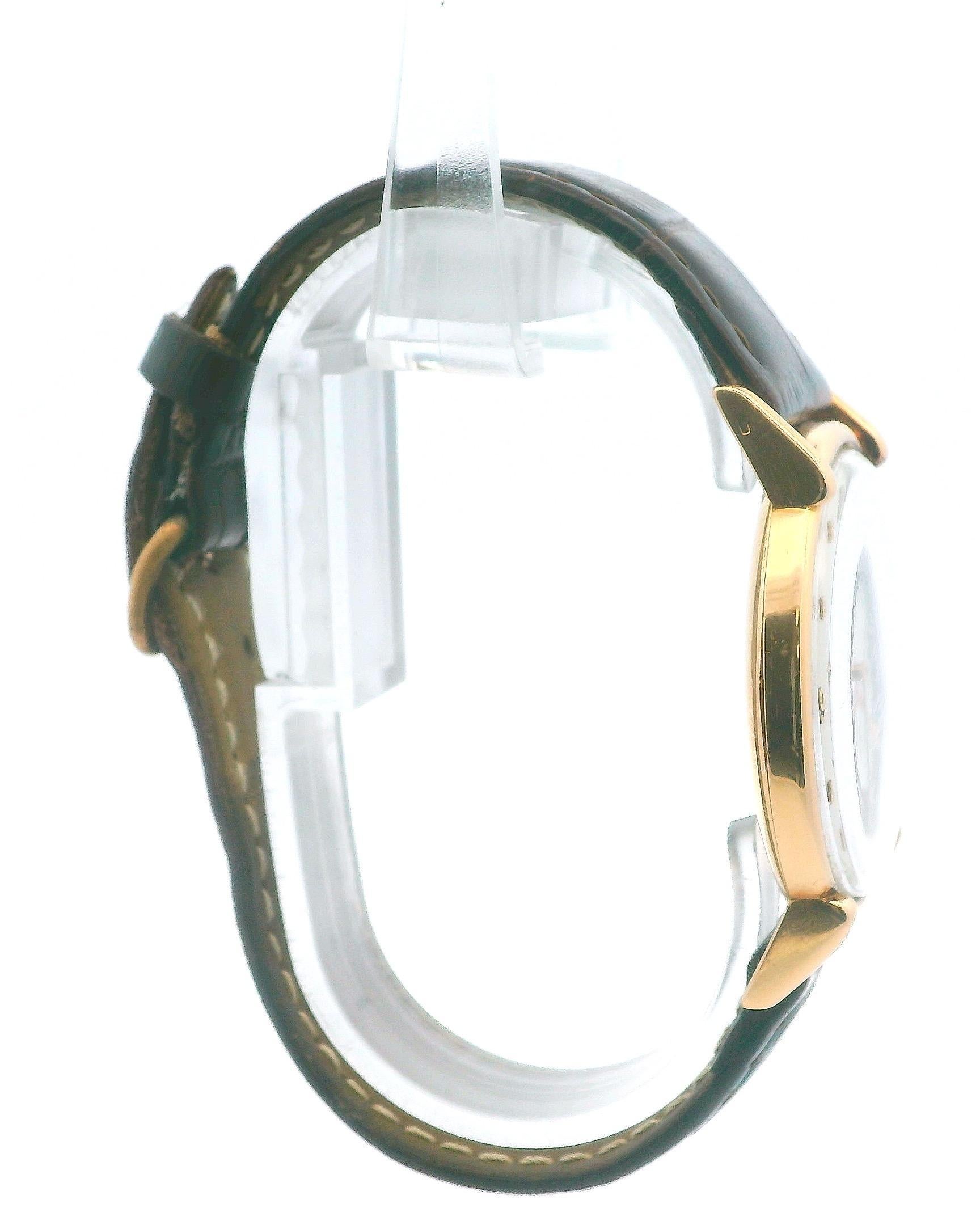 Vacheron Constantin oversize 18K Rose Gold Textured Dial Manual Watch W/Box For Sale 2