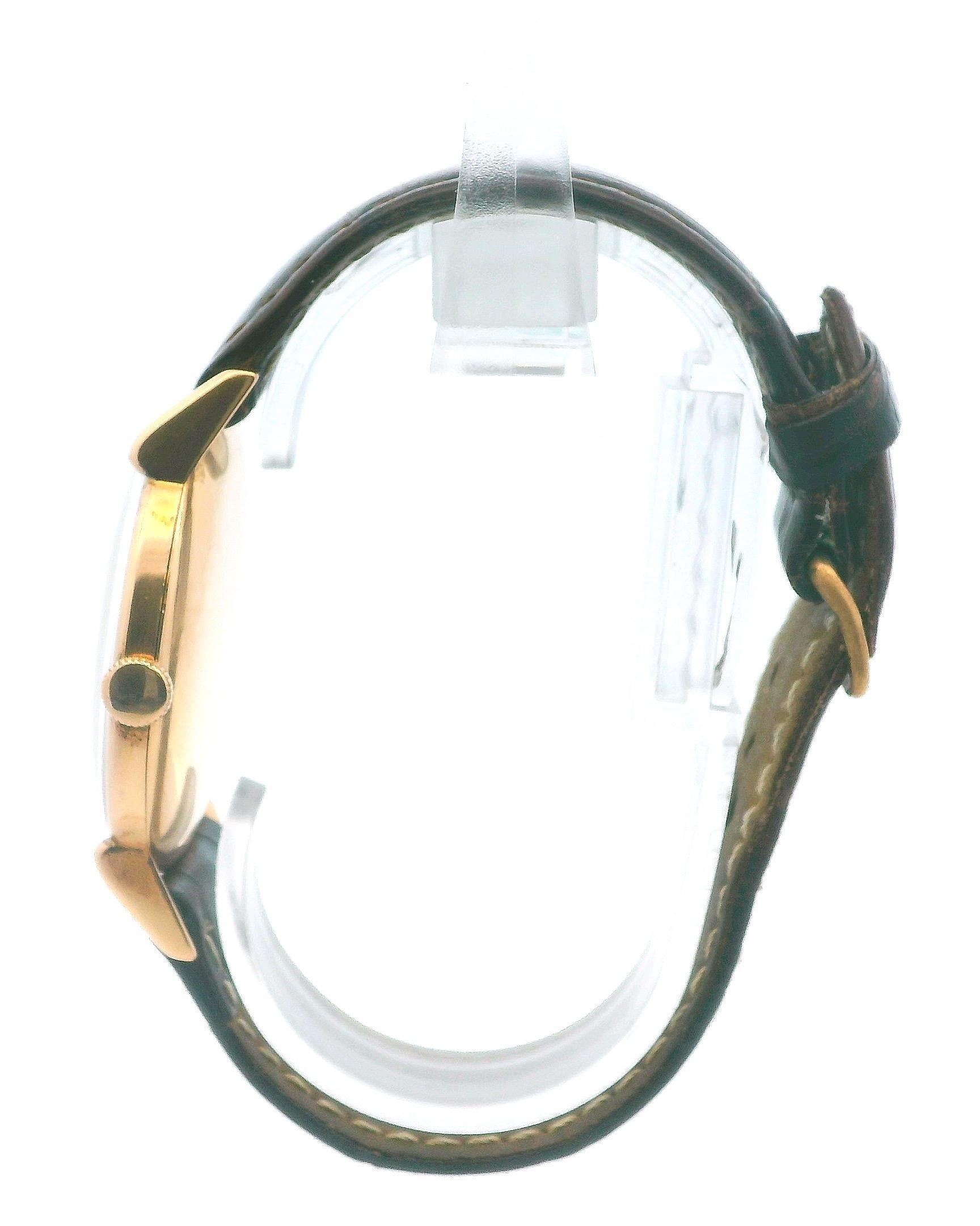 Vacheron Constantin oversize 18K Rose Gold Textured Dial Manual Watch W/Box For Sale 3