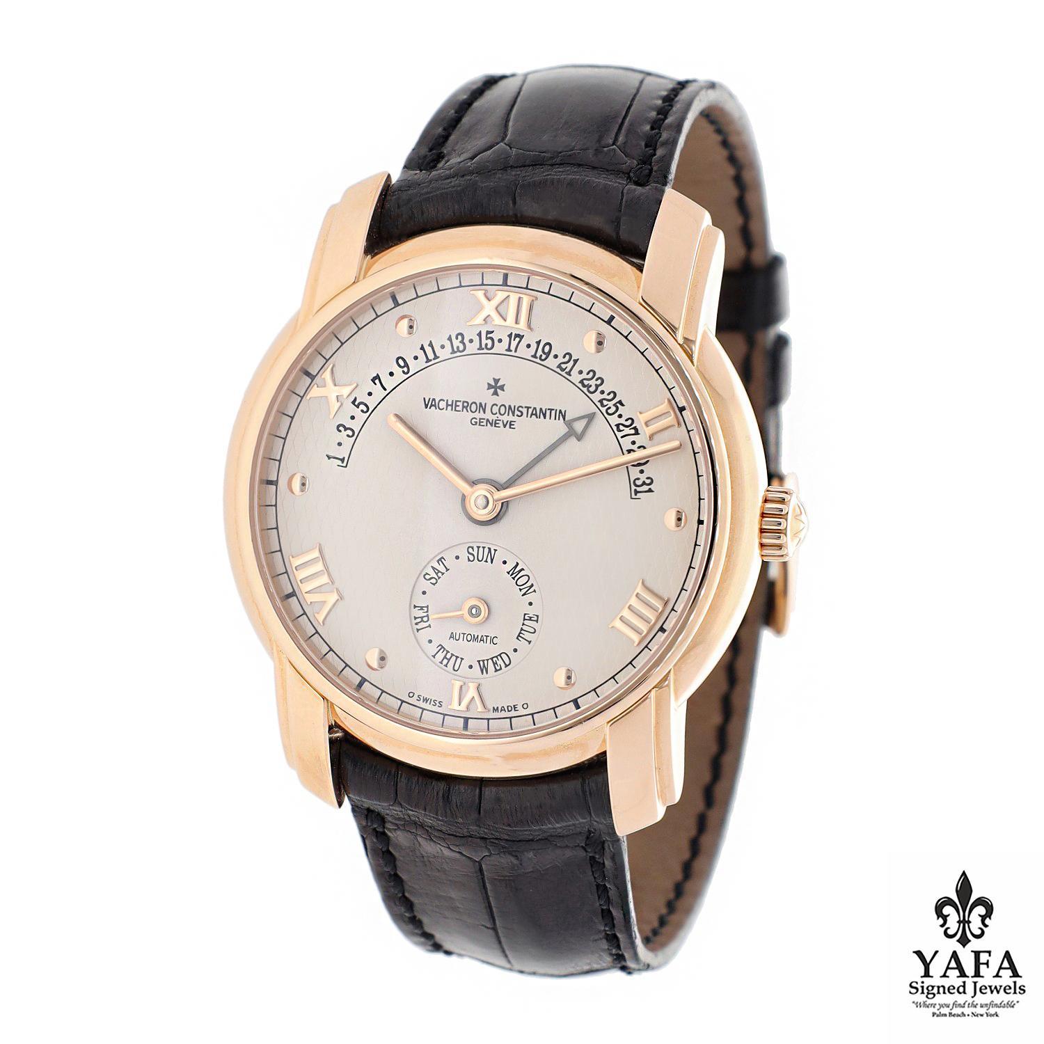 VACHERON CONSTANTIN Patrimonio, Oro rosa de 18 quilates en Excelente Estado en New York, NY