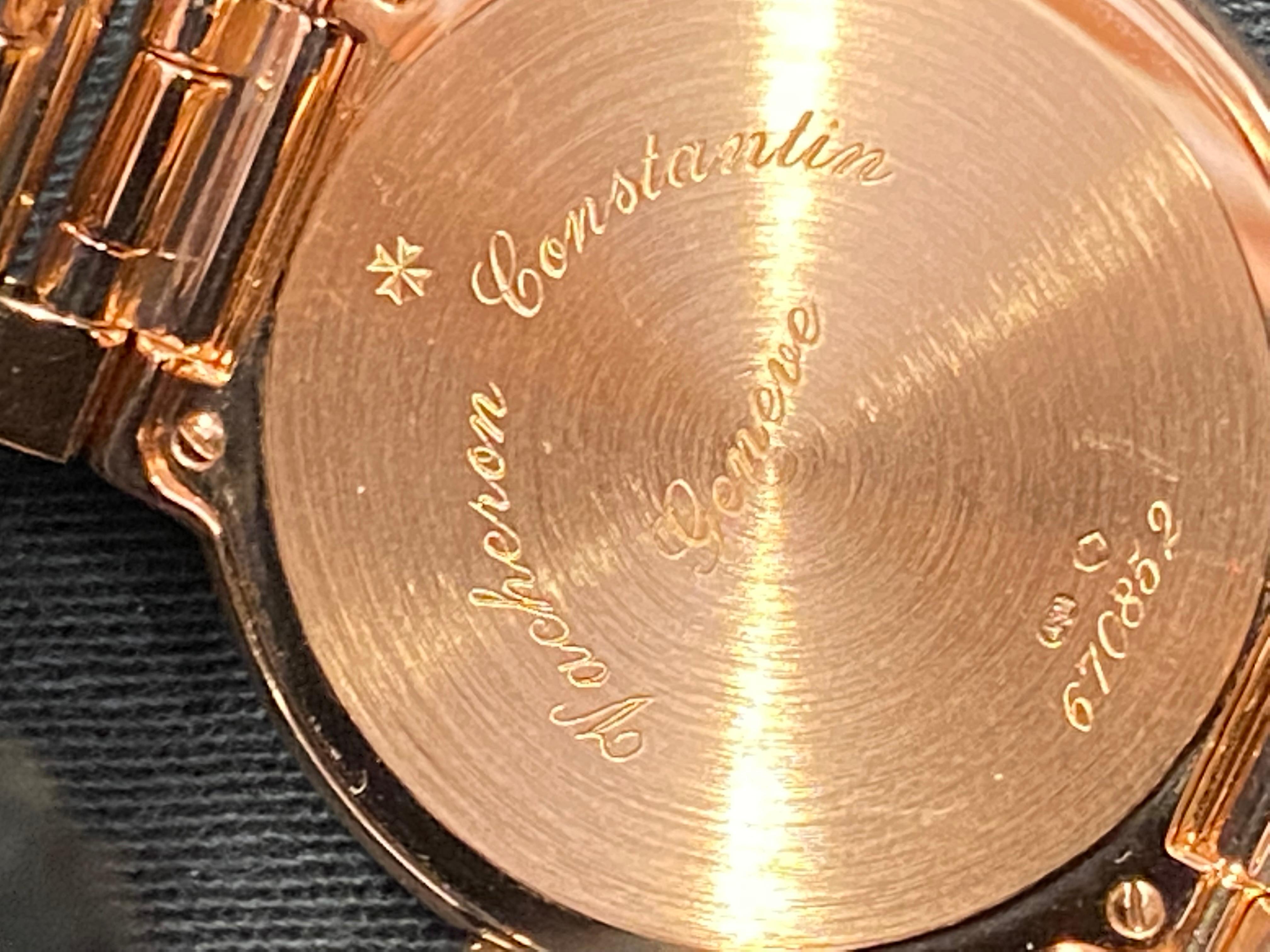 Vacheron Constantin Patrimony 18K Rose Gold Ultra Thin Dial For Sale 2