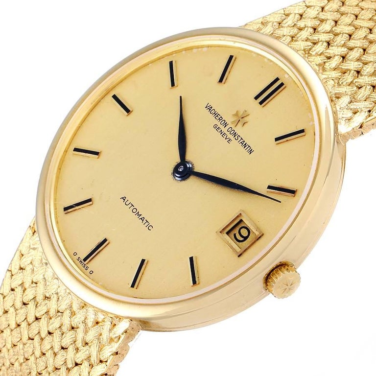 Vacheron Constantin Patrimony 18K Yellow Gold Automatic Mens Watch ...