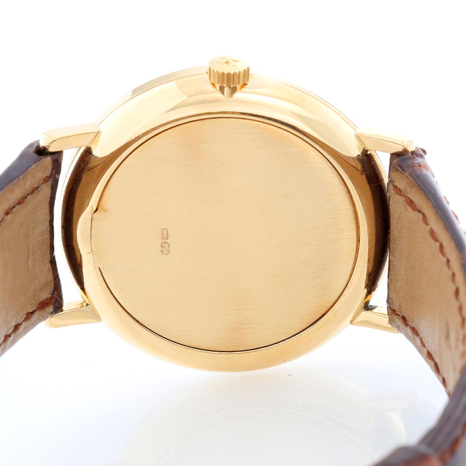 Men's Vacheron Constantin Patrimony 18 Karat Yellow Gold Ref 39039-2